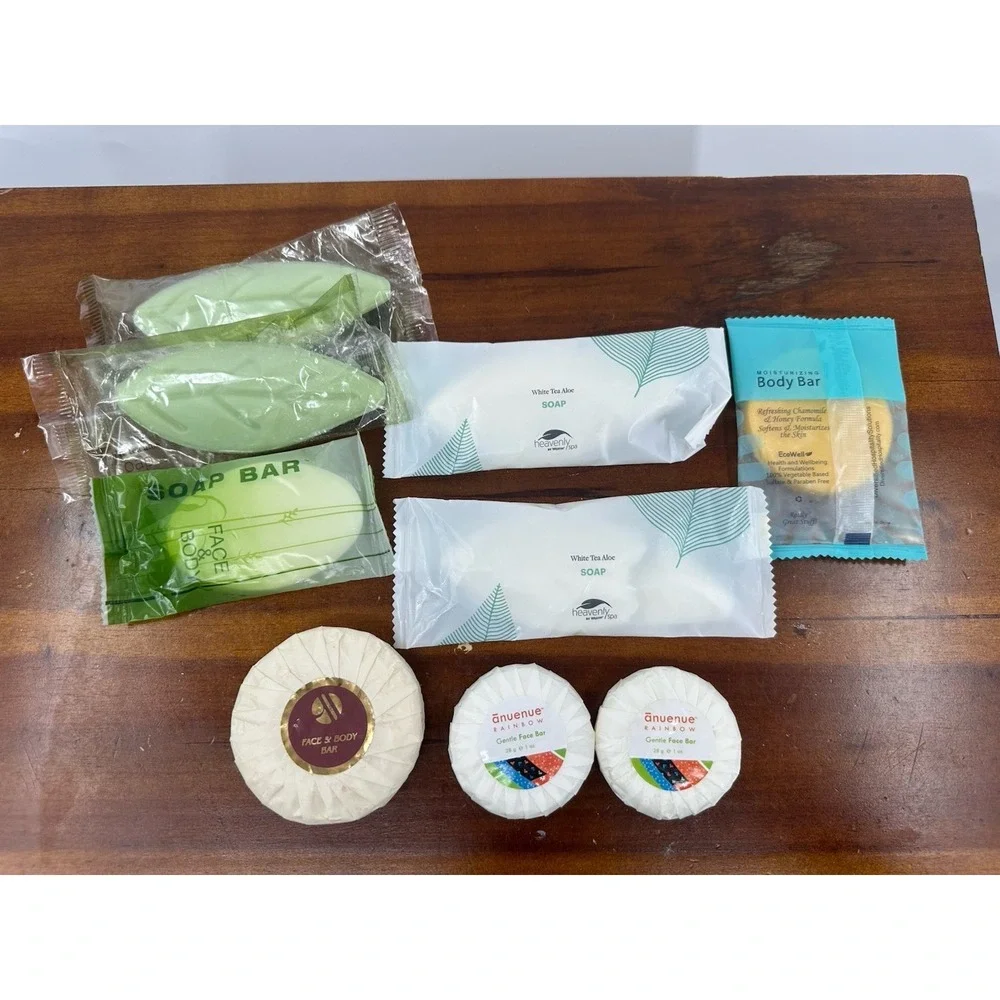 LOT OF 20 SAMPLES Hotel Bar Of Soaps‎ Face Body Soaps Variety